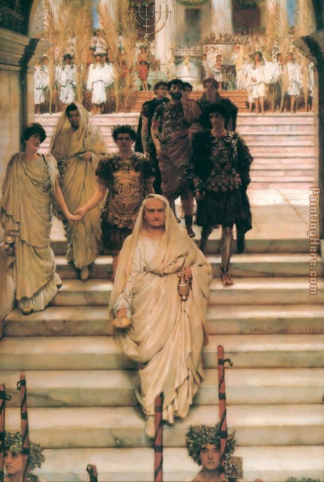 The Triumph of Titus painting - Sir Lawrence Alma-Tadema The Triumph of Titus art painting